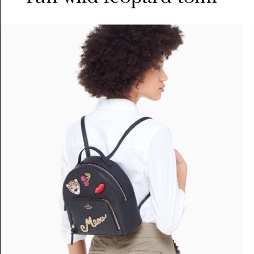 Kate Spade ♠️ Run Wild Meow Back Pack *Limited Edition - Picture 2 of 7